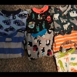 18 month footie sleepers